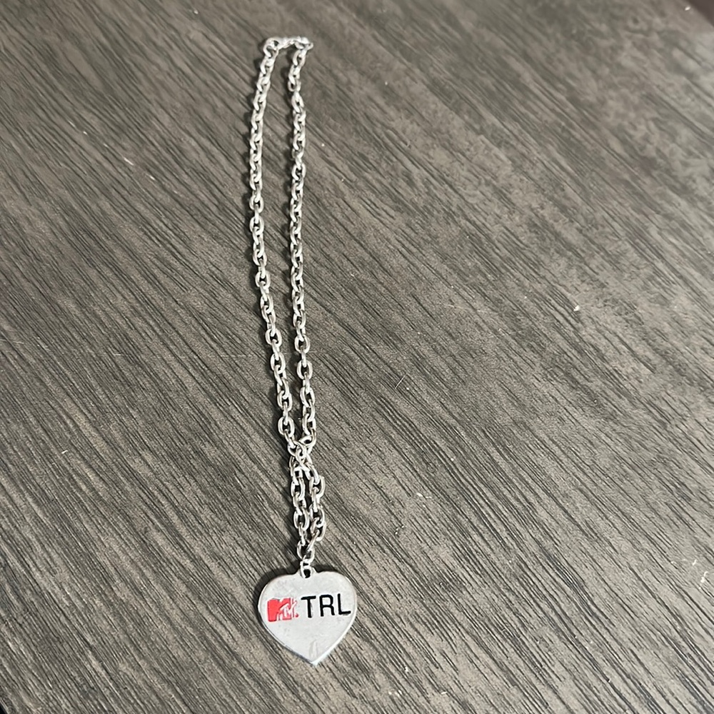 Silver Heart MTV TRL Necklace